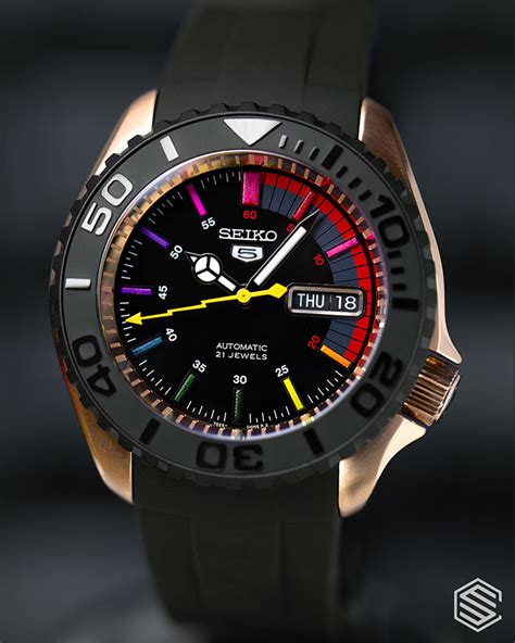 sunshine Seiko mod watch